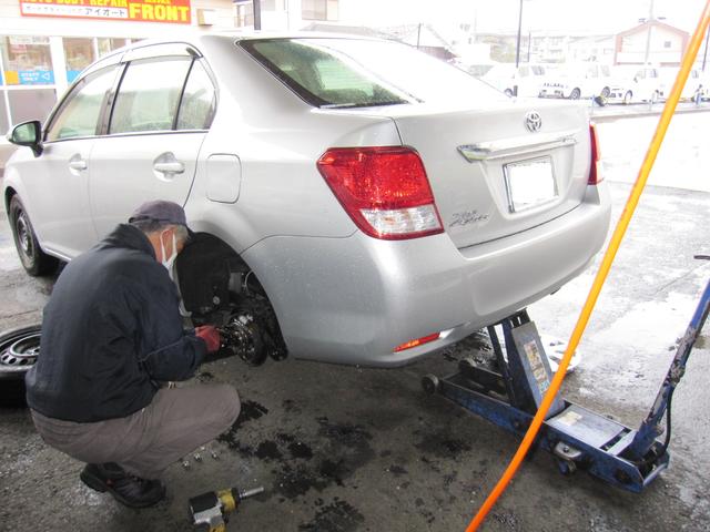 販売車　カローラ　納車　点検　販売車　