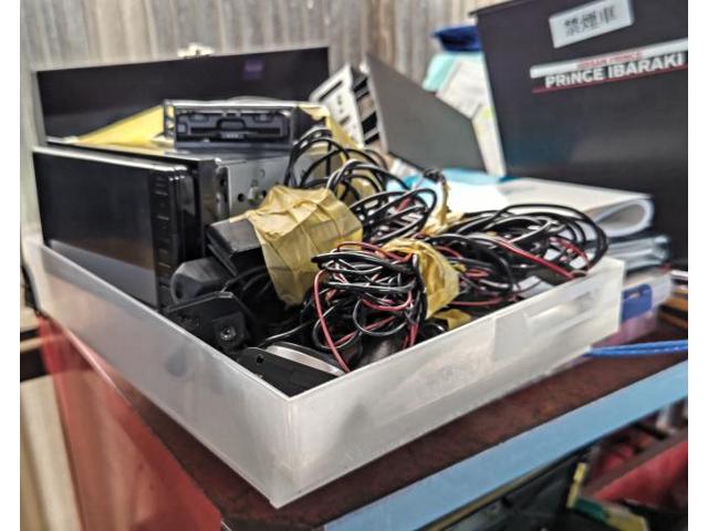 水戸市A様　スズキ　スペーシア　ナビ　ETC ドライブレコーダー　バックカメラ外し