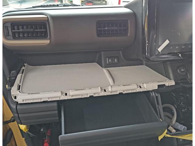 茨城町K様　スズキスペーシア　CD DVDレシーバー　ドラレコ前後取付　販売車の架装