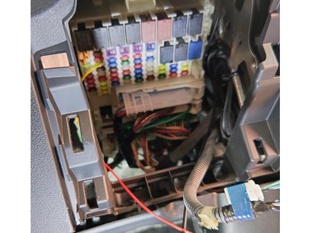 自社レンタカー　ホンダ　フィット　ETC車載器　取付