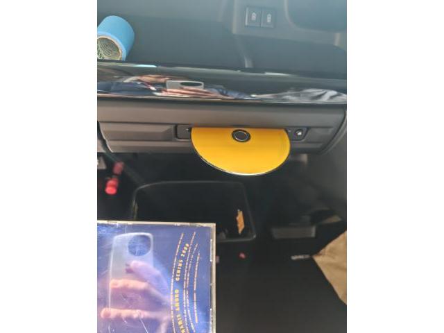 常陸太田市k様　スズキ　スペーシアカスタム　CDプレーヤー　取付　販売車の架装作業です