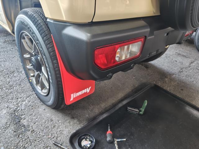 ひたちなか市M様　スズキ　ジムニー　販売車の架装作業です