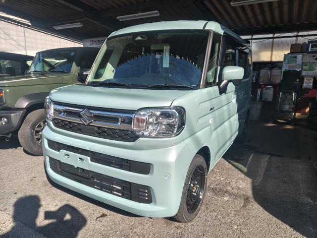 那珂市O様　スズキ　スペーシア　販売車の架装作業です