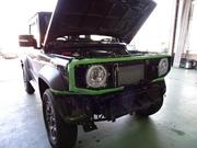 ジムニーシエラ　純正　新車外し　フロントグリル　フロントバンパー ジムニーシエラ 純正 新車外し フロントグリル フロントバンパー