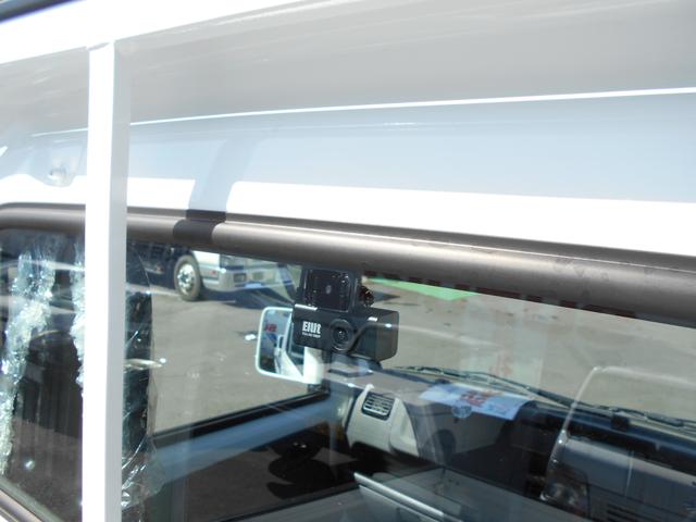 ドライブレコーダー取付　軽トラック　前後2カメラ　駐車監視モード付き　パーツ持ち込み取付