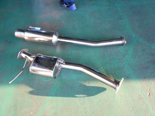 マフラー交換　８０スープラ　部品持ち込み取付作業　ご購入お客様紹介