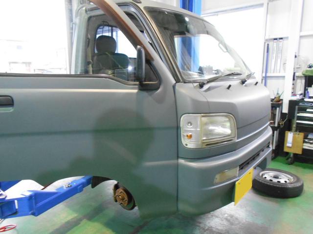 車検整備　カスタム軽トラック車検　車検整備も県央自動車販売水戸にお任せください　ハイゼットトラック