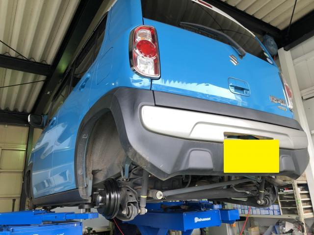 県央自動車の安心車検 スズキハスラー 法定12ヶ月基本点検 MR31S SUZUKI 茨城県水戸市 県央自動車販売水戸