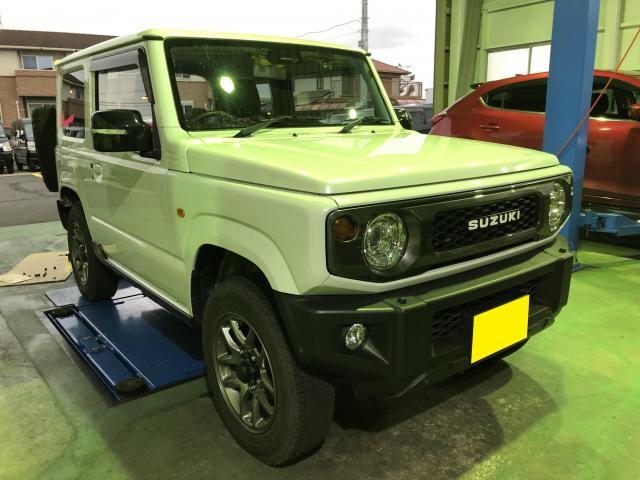 ジムニー テールレンズ交換 持ち込みパーツ取付 事前ご予約でスムーズにご案内 代車貸出無料