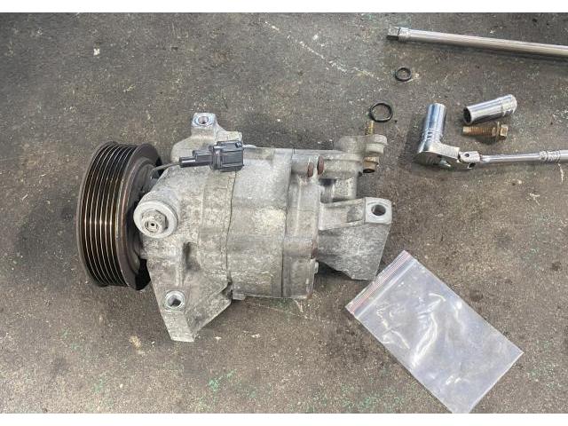 ノート　エアコンコンプレッサー交換作業
エアコンが冷えない、ヒューズ切れなどの場合も...