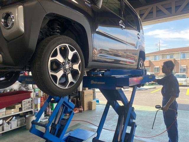 ハスラー　法定6ヶ月点検 点検は車検だけでは、ありません。定期的な点検をお勧めします！