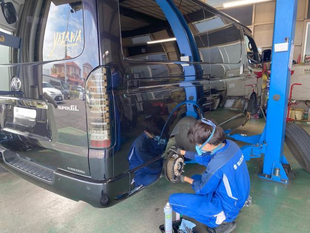 ハイエースバン 車検　※商用車（小型貨物）は12ヶ月ごとの車検点検が義務付けられています
