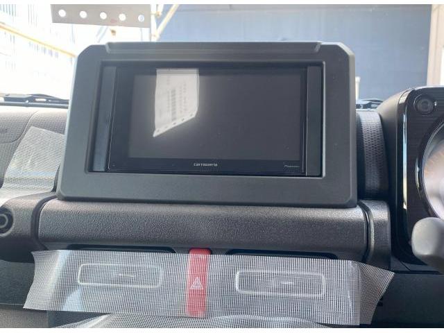 スズキ　ジムニー　ドラレコ・ETC・バックカメラ・6.8インチオーディオ取付　配線の整理とパネルの脱着がポイント