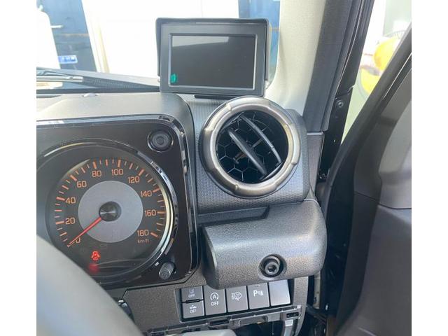 スズキ　ジムニー　ドラレコ・ETC・バックカメラ・6.8インチオーディオ取付　配線の整理とパネルの脱着がポイント