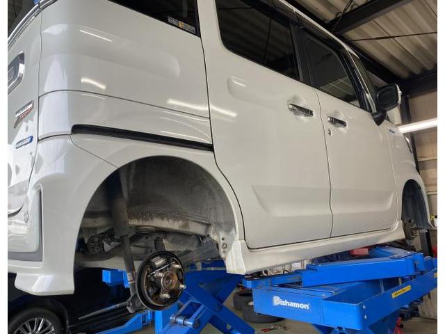 スペーシア　法定２４カ月点検車検　当店リース車の車検整備です。当店リースでの販売もおこなっております。