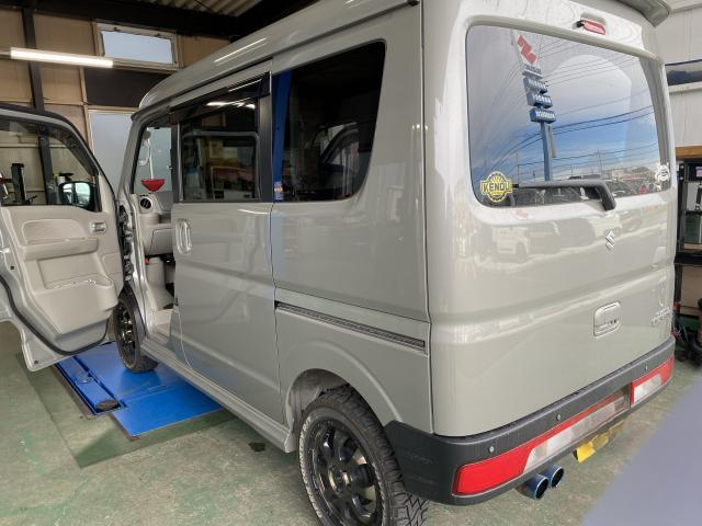 エブリイ　オイルエレメント交換・愛車無料点検実施　今月いっぱいスズキ愛車無料点検実施中です