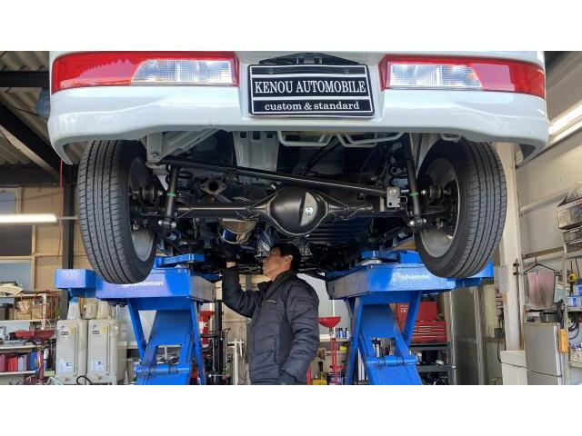 エブリイ　ケンオウオフロード　オリジナルマフラー取付　カスタムしたい方必見！！