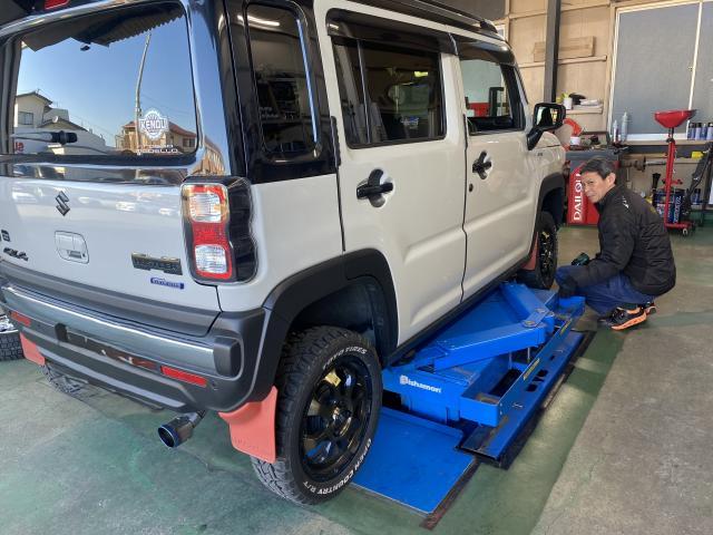 ハスラー　法定２４カ月点検車検　車検のタイミングでタイヤも交換しませんか？