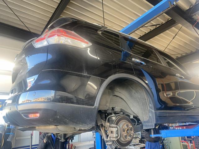 エクストレイル　車検 法定２４カ月点検車検　　事前見積もりで納得！お客様のご要望にも向きあった安心車検です
