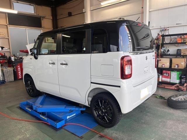 ワゴンＲスマイル　タイヤ交換 入れ替え　オートウェイ取扱店◎冬タイヤ早めの交換をオススメします！