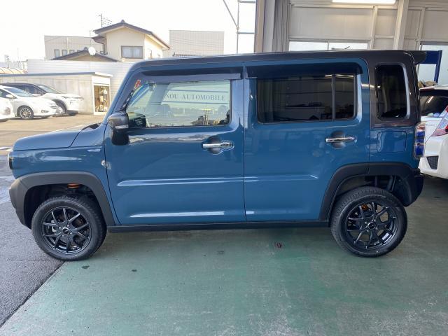 ハスラー　ケンオウオフロード　オリジナルパーツ　1インチリフトアップリフトアップサスペンション取付 上げすぎない大人カスタムで女性のお客様からも人気です