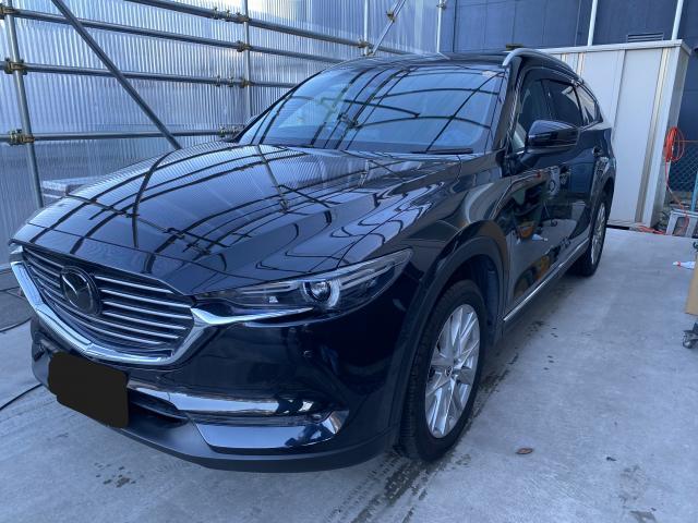 ＣＸ－８　ご納車前の納車準備　ボディ磨き　ピカピカに綺麗にして納車致します！！