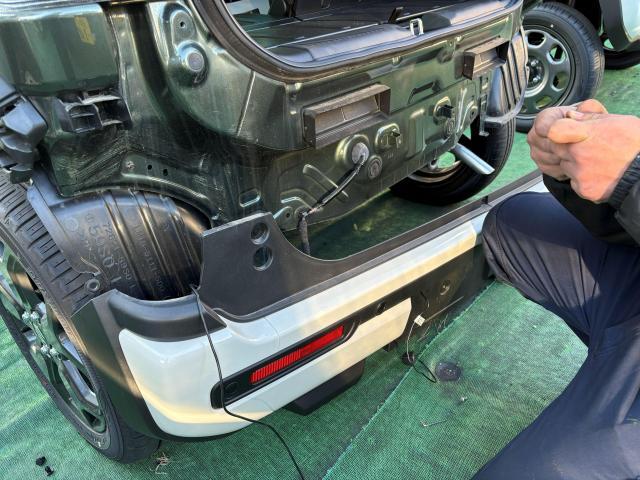 ハスラー　バックカメラ取付　持込取付も可◎　電装品の取付も県央自動車にお任せください！