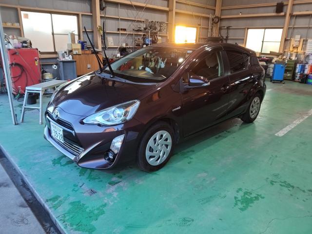 トヨタ　アクア　法定点検