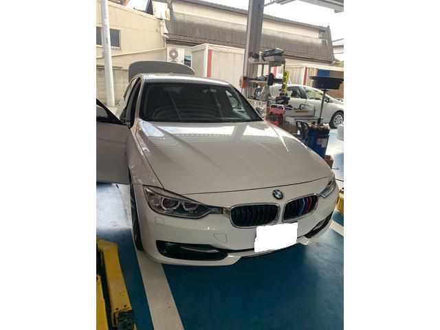 パーツ持ち込み取付大歓迎！ＢＭＷ　320 バッテリー交換　群馬県　桐生市