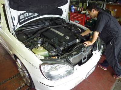 ベンツの修理、整備、車検、点検なら当社へ