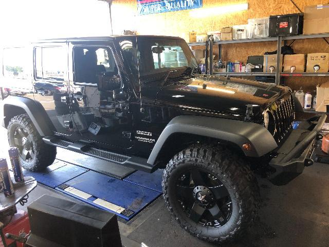 ジープ ラングラー アンリミテッド オイル交換