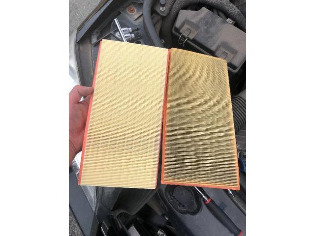 メルセデスベンツ W164 ML63 AMG エアクリーナーエレメント交換