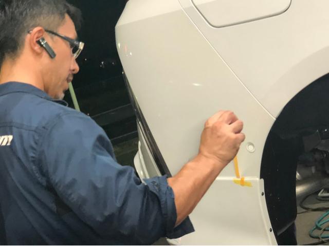 トヨタ ZVW52 プリウスPHV モデリスタエアロKIT 取付 リア編