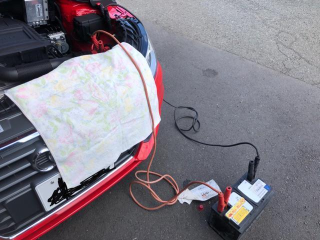 アウディ A1 持ち込みAGMバッテリー交換