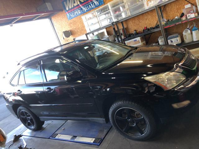 米国レクサス RX330 スタッドレスタイヤ交換