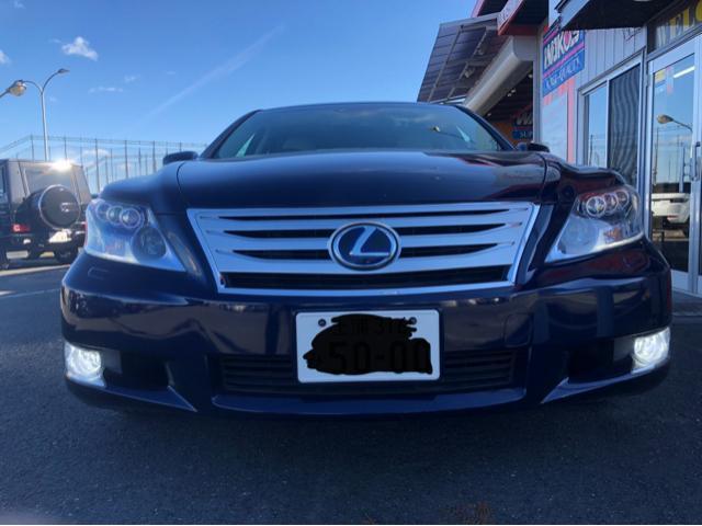 レクサス LS600h Ver.U 中期 フォグランプLEDバルブ 持ち込み交換