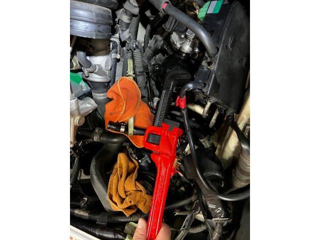 アルファロメオ156 セレポンプ、アキュームレーター交換