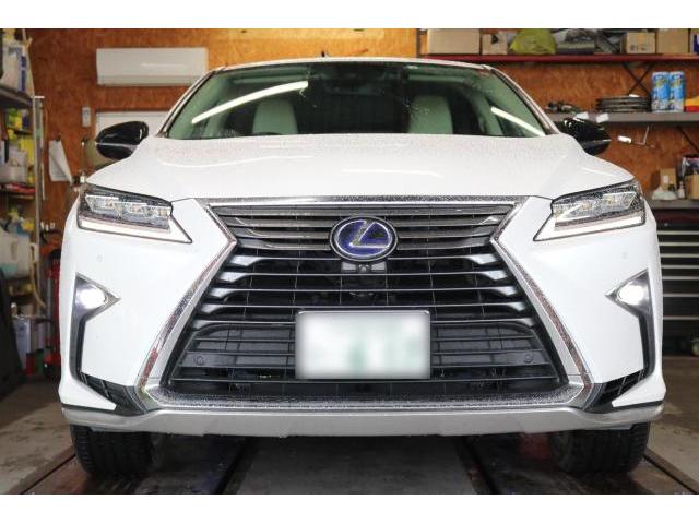 LEXUS RX450h フロントグリル交換 Fスポーツ仕様 純正メッシュグリル