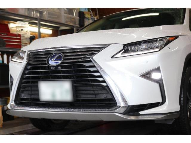 LEXUS RX450h フロントグリル交換 Fスポーツ仕様 純正メッシュグリル