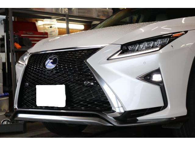 LEXUS RX450h フロントグリル交換 Fスポーツ仕様 純正メッシュグリル