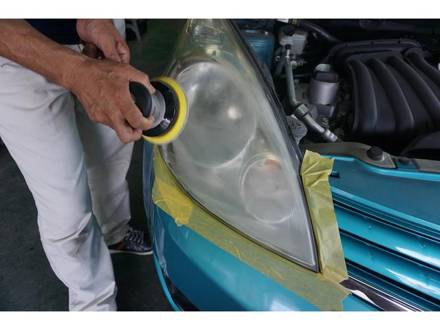 「ニッサン　ノート」ヘッドライトの黄ばみ・曇りを除去！「栃木県宇都宮市ジャストオート」～