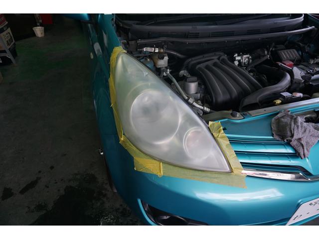 「ニッサン　ノート」ヘッドライトの黄ばみ・曇りを除去！「栃木県宇都宮市ジャストオート」～