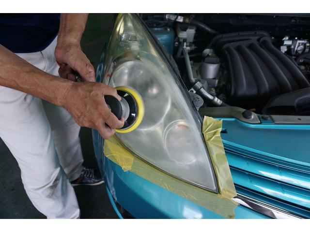 「ニッサン　ノート」ヘッドライトの黄ばみ・曇りを除去！「栃木県宇都宮市ジャストオート」～