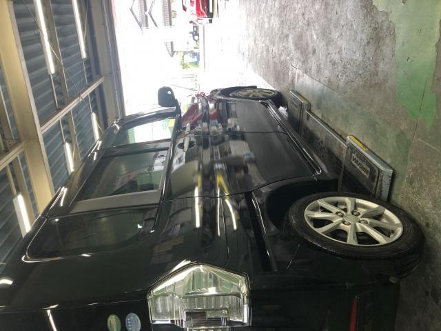 ダイハツ　タントカスタム　ボディーコーティングって高い！？　ボディーの磨きで十分綺麗に！！　安価で磨き・艶出しが出来ます。～【栃木県宇都宮市・下野市「ジャストオート」作業メニュー～