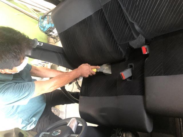 ダイハツ　タント・シートが汚い・汚れが取れない・コーヒーをこぼしたなど／こんな悩みを一発解決／シート洗浄・シートクリーニング！？ジャストオートで安く作業！！～【栃木県宇都宮市・下野市「ジャストオート」作業メニュー～