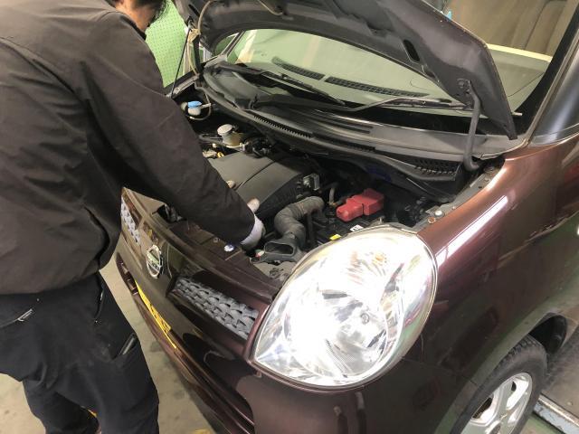 ニッサン　モコ　MG22S　車検一式　安い車検　内・外装クリーニング　内装の掃除＆ボディーの艶出しサービスで～【栃木県宇都宮市・下野市「ジャストオート」作業メニュー～