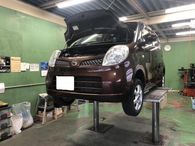 ニッサン　モコ　MG22S　車検一式　安い車検　内・外装クリーニング　内装の掃除＆ボディーの艶出しサービスで～【栃木県宇都宮市・下野市「ジャストオート」作業メニュー～