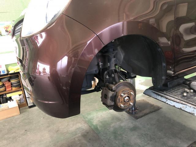 ニッサン　モコ　MG22S　車検一式　安い車検　内・外装クリーニング　内装の掃除＆ボディーの艶出しサービスで～【栃木県宇都宮市・下野市「ジャストオート」作業メニュー～