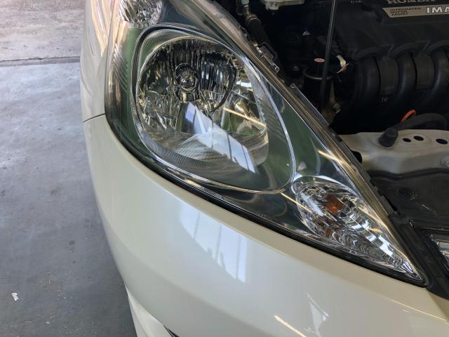 ホンダ　フィットシャトルハイブリッド　GP2・ヘッドライトの曇り取り・コーティング・安価でボディーの磨き・艶出し／コーティングって高い！？安く・磨き・艶出しで十分な仕上がり～【栃木県宇都宮市・下野市「ジャストオート」作業メニュー～