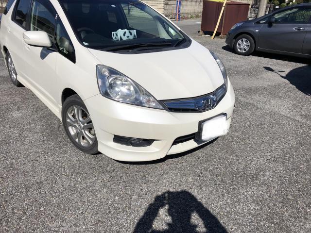 ホンダ　フィットシャトルハイブリッド　GP2・安くバンパーの板金塗装・安価でボディーの磨き・艶出し／コーティングって高い！？安く・磨き・艶出しで十分な仕上がり～【栃木県宇都宮市・下野市「ジャストオート」作業メニュー～